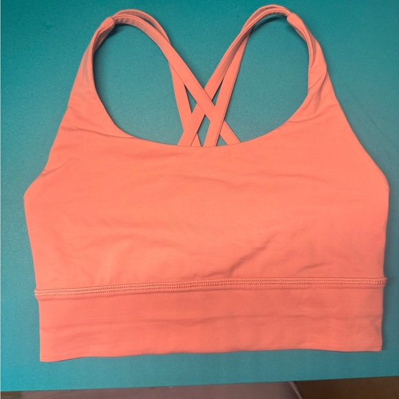 Lululemon coral pink sports bra - Picture 2 of 6